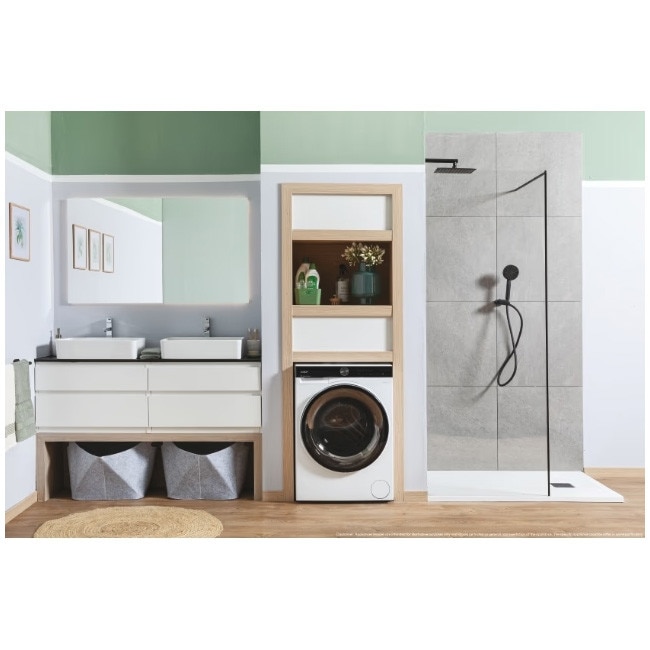 Masina de spalat rufe Candy BS B12B8-S, clasa energetica A-20%, 12 kg, 1400 rpm, Motor Inverter, ProActive EcoWash, conectivitate WiFi/ hOn app, XL Soft Drum, Clean Shield, alba