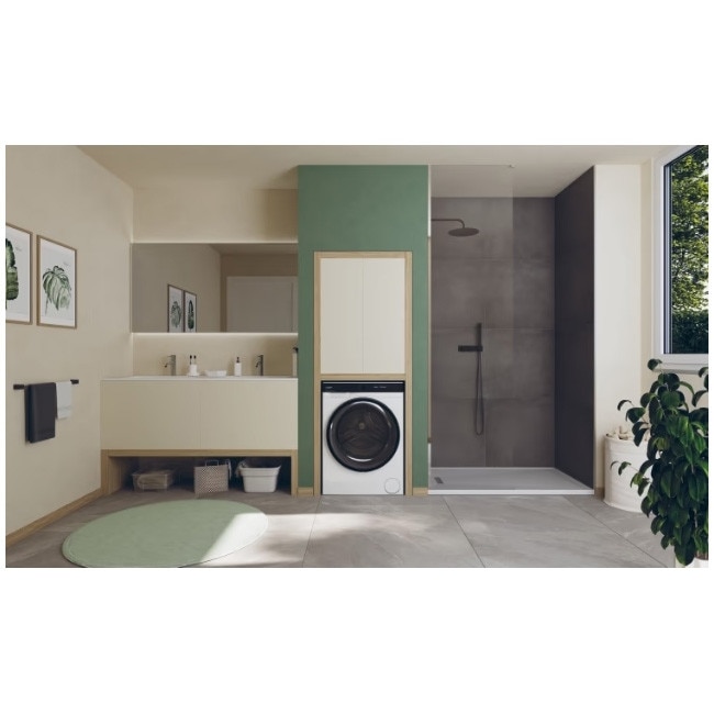 Masina de spalat rufe Candy BS B12B8-S, clasa energetica A-20%, 12 kg, 1400 rpm, Motor Inverter, ProActive EcoWash, conectivitate WiFi/ hOn app, XL Soft Drum, Clean Shield, alba