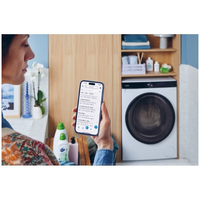 Masina de spalat rufe Candy BS B12B8-S, clasa energetica A-20%, 12 kg, 1400 rpm, Motor Inverter, ProActive EcoWash, conectivitate WiFi/ hOn app, XL Soft Drum, Clean Shield, alba