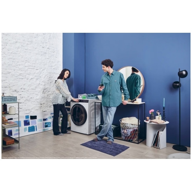 Masina de spalat rufe Candy BS B12B8-S, clasa energetica A-20%, 12 kg, 1400 rpm, Motor Inverter, ProActive EcoWash, conectivitate WiFi/ hOn app, XL Soft Drum, Clean Shield, alba