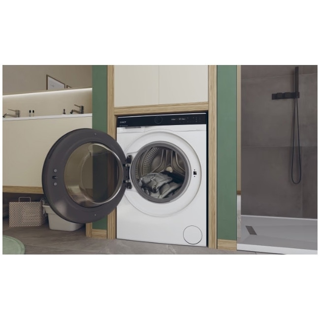 Masina de spalat rufe Candy BS B12B8-S, clasa energetica A-20%, 12 kg, 1400 rpm, Motor Inverter, ProActive EcoWash, conectivitate WiFi/ hOn app, XL Soft Drum, Clean Shield, alba