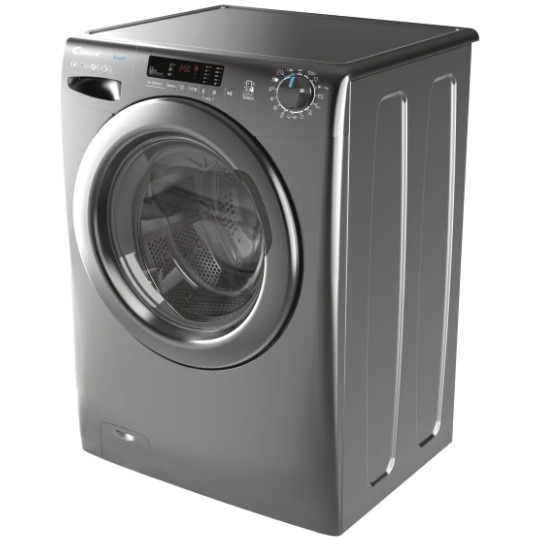 Masina de spalat rufe Candy CS 1272DRRE/1-S, Smart Pro, 7kg, 1200rpm, clasa D, cicluri rapide de spalare, kg Detector, Antracit