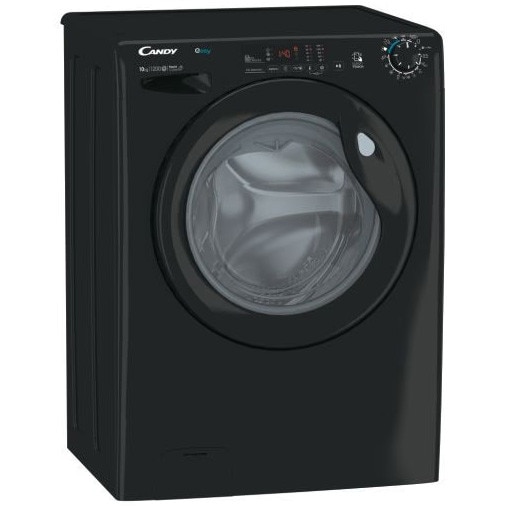 Masina de spalat rufe Candy Easy EY 12102DBBE/1-S, 10 Kg, 1200 RPM, Clasa E, cicluri rapide de spalare, 16 programe, Negru