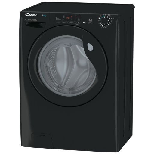 Masina de spalat rufe Candy Easy EY 12102DBBE/1-S, 10 Kg, 1200 RPM, Clasa E, cicluri rapide de spalare, 16 programe, Negru