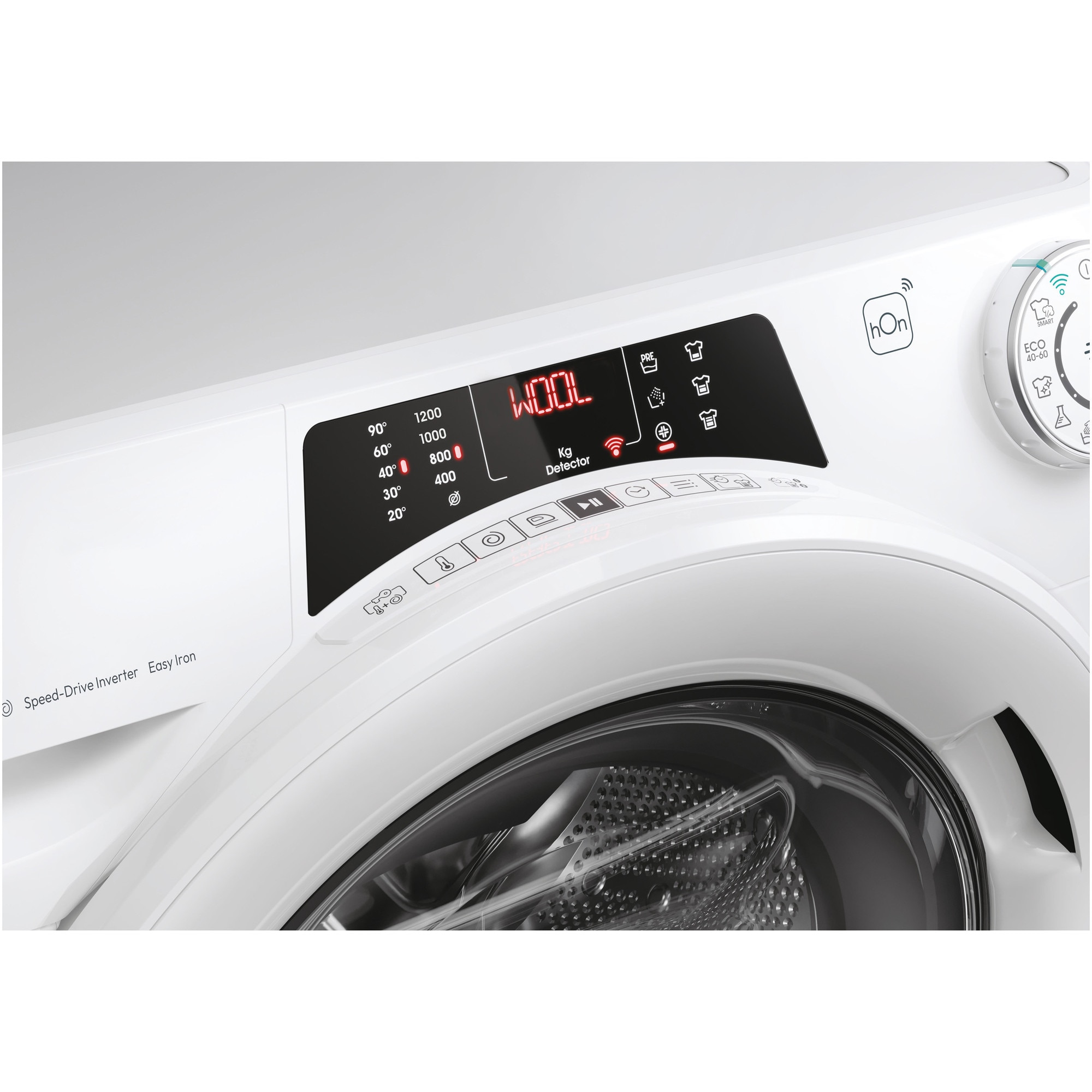 Masina de spalat Candy RO 1294DWMT/1-S, incarcare frontala, 9 kg, 1200 RPM, Clasa A, WiFi, 16 programe, Alb