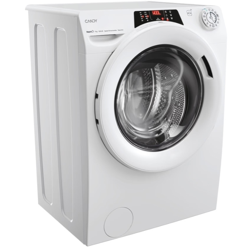 Masina de spalat Candy RO 1294DWMT/1-S, incarcare frontala, 9 kg, 1200 RPM, Clasa A, WiFi, 16 programe, Alb