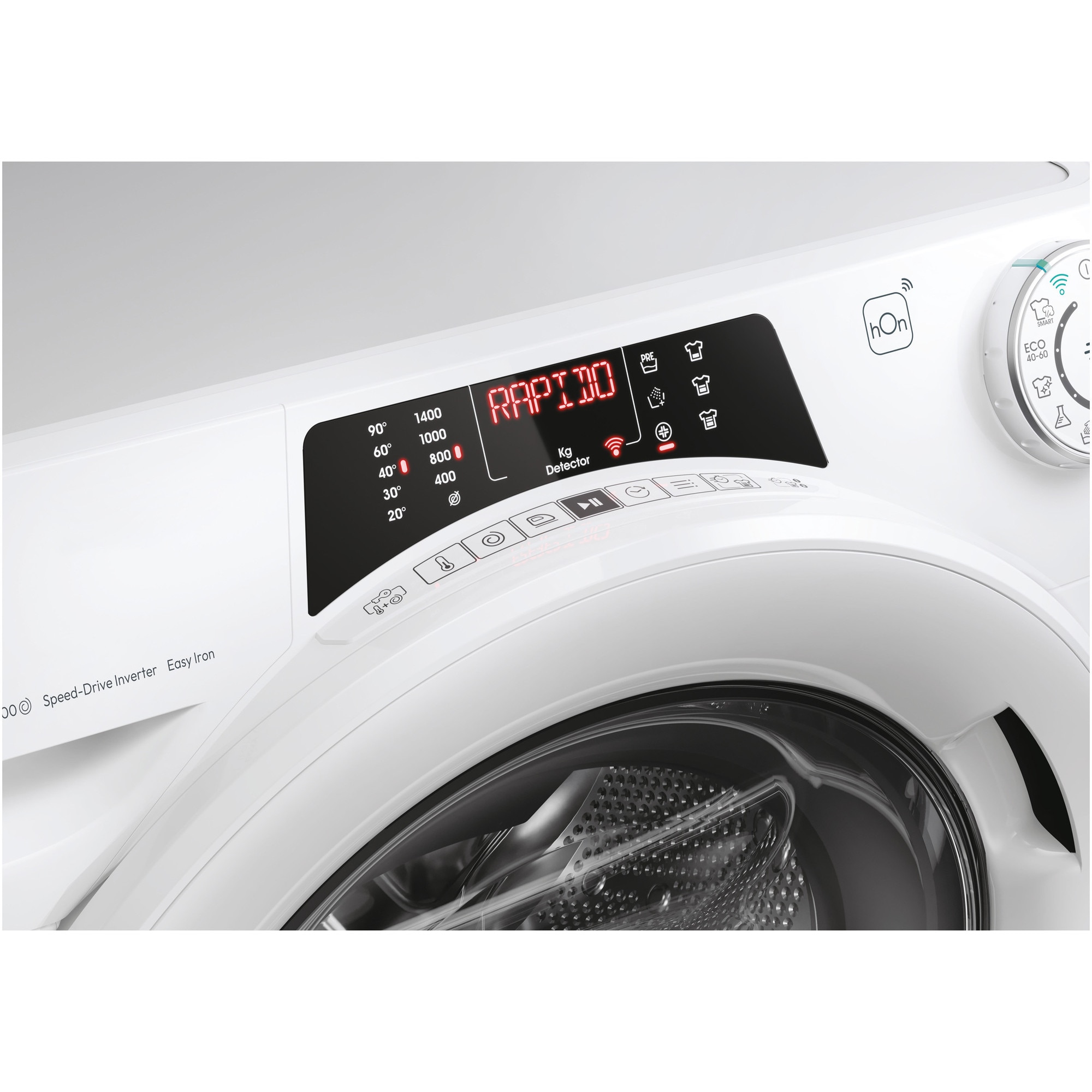 Masina de spalat rufe Candy RO 1496DWMT/1-S, clasa A, 9 kg, 1400 rpm, Motor Inverter, Steam, Mix Power Systems, Conectivitate WiFi/ hOn app, alba