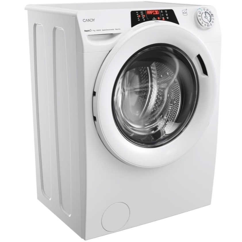 Masina de spalat rufe Candy RO 1496DWMT/1-S, clasa A, 9 kg, 1400 rpm, Motor Inverter, Steam, Mix Power Systems, Conectivitate WiFi/ hOn app, alba