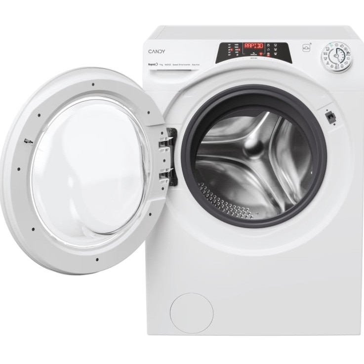 Masina de spalat rufe Candy RO 1496DWMT/1-S, clasa A, 9 kg, 1400 rpm, Motor Inverter, Steam, Mix Power Systems, Conectivitate WiFi/ hOn app, alba