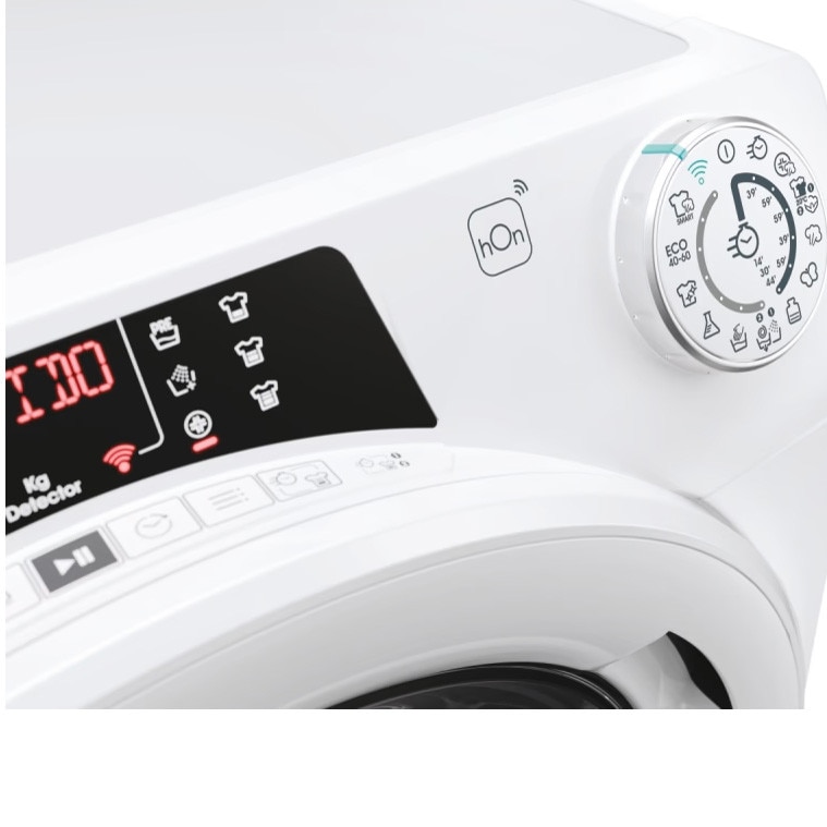 Masina de spalat rufe Candy RO 1496DWMT/1-S, clasa A, 9 kg, 1400 rpm, Motor Inverter, Steam, Mix Power Systems, Conectivitate WiFi/ hOn app, alba