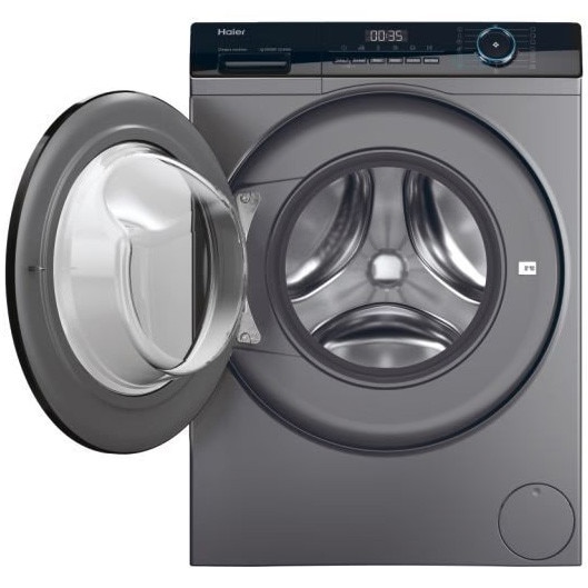 Masina de spalat rufe cu uscator Haier HWD80-B14939S8-S, motor Direct Motion, clasa A, 8/5 kg, 1400 rpm, ABT, Refresh, antracit