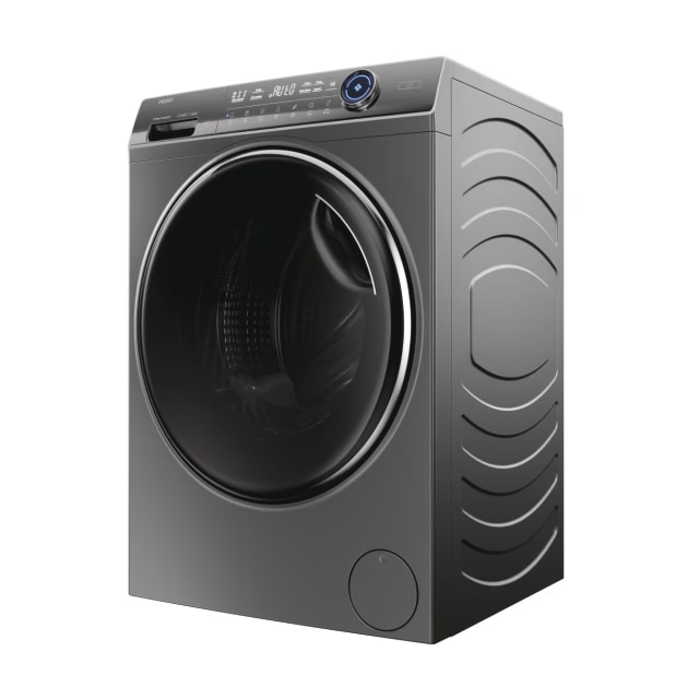 Masina de spalat rufe Haier HW80-B14979S8TUS, motor Direct Motion, clasa A, 8 kg, 1400 rpm, conectivitate WiFi/ hOn app, ABT, Refresh, Anti-Crease, Smart Dual Spray, DrumLight, antracit