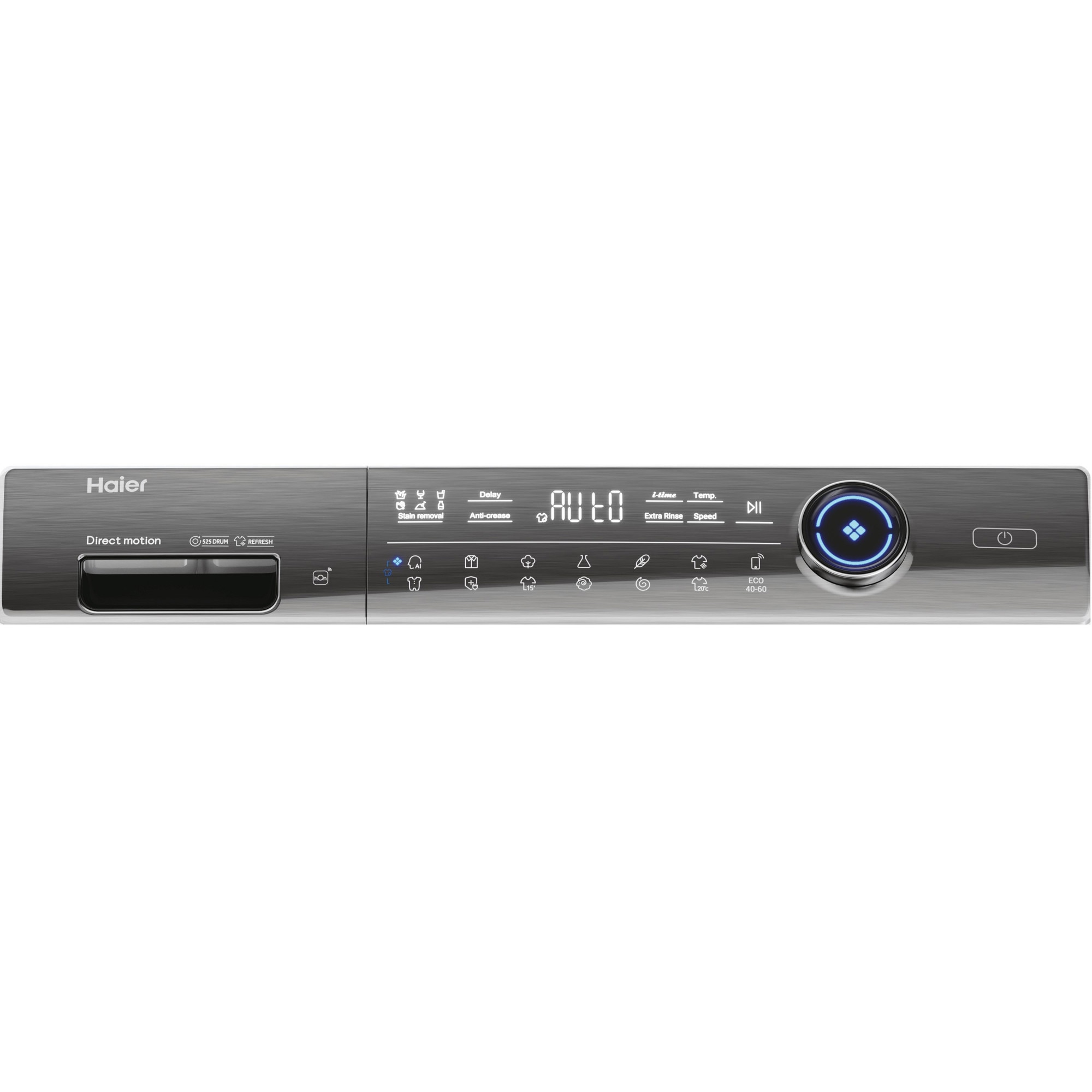 Masina de spalat rufe Haier HW80-B14979TU1-S, motor Direct Motion, clasa A, 8 kg, 1400 rpm, conectivitate WiFi/ hOn app, ABT, Refresh, Anti-Crease, Smart Dual Spray, DrumLight, alba