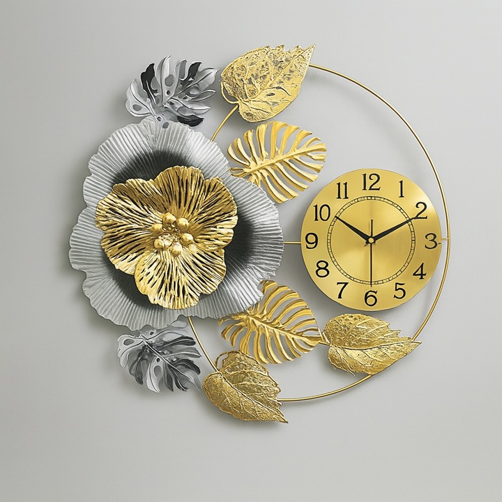 Метален часовник за стена - Brillantia