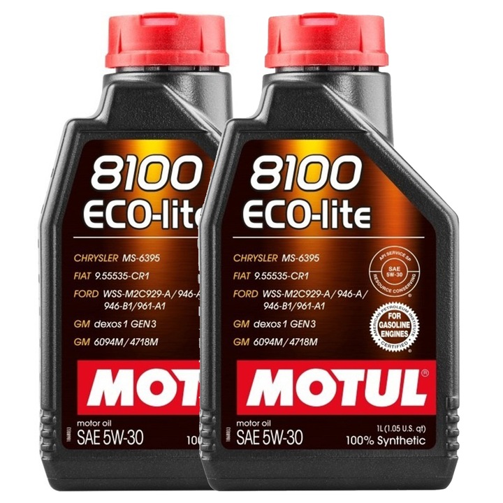 Pachet 2 litri Ulei Motul 8100 Eco-lite 5W30