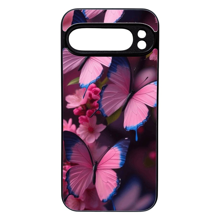 Husa Soft TPU compatibila cu Google Pixel 9 Pro XL, Butterfly Design