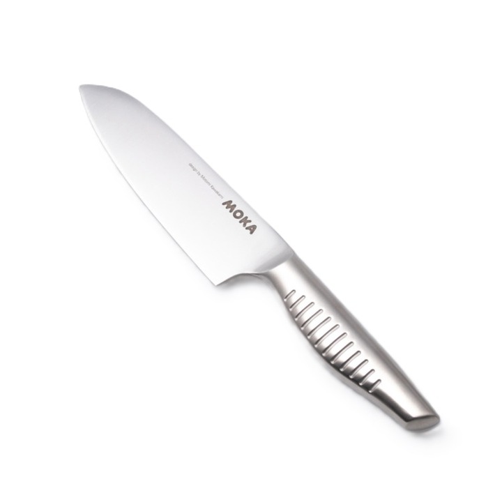 Cutit Suncraft MOKA Santoku MK-03, Otel inoxidabil Argintiu
