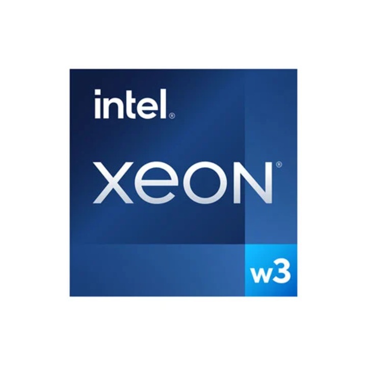 Intel Xeon W3-2435 szerver processzor, 8 mag, 16 szál, 3.1GHz, 4.5GHz Max Turbo, 22.5MB, 198 W TDP, Tray