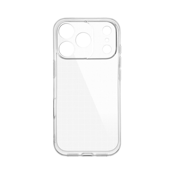 Husa de protectie Atlas Gia compatibila cu Apple Iphone 17 Pro, Transparent