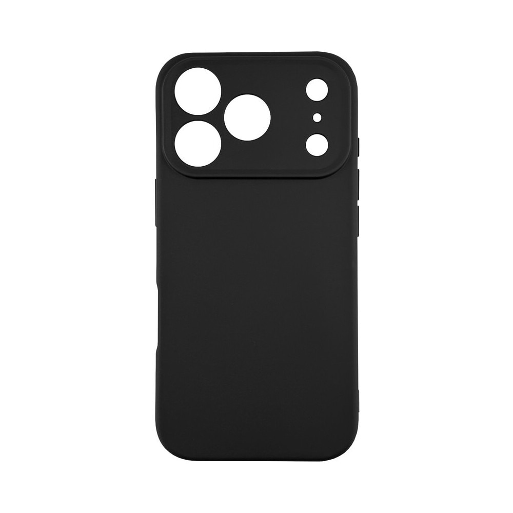 Husa de protectie Atlas Zen compatibila cu Apple Iphone 17 Pro Max Negru Material Mat, Slim, Anti zgarieturi, Anti soc, cu margini ridicate pentru protectia ecranului si a camerei