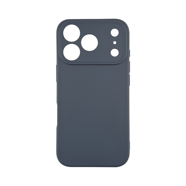 Husa de protectie Atlas Zen compatibila cu Apple Iphone 17 Pro Albastru Material Mat, Slim, Anti zgarieturi, Anti soc, cu margini ridicate pentru protectia ecranului si a camerei