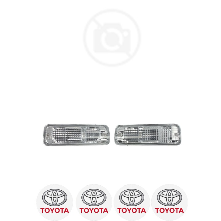 Semnalizator Fata 0 TOYOTA LAND CRUISER din 1984-2009, Auto, Depo, 4 Stickere auto cu TOYOTA