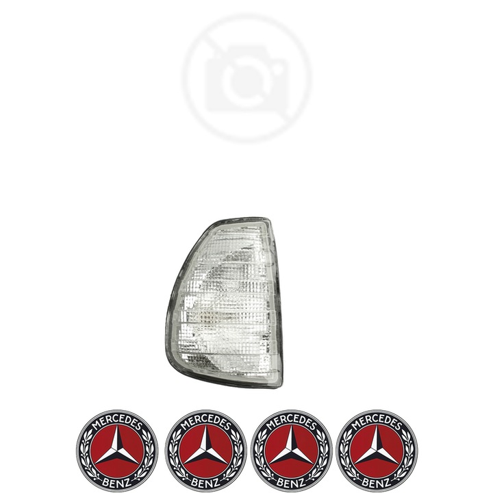 Semnalizator Fata Dreapta MERCEDES-BENZ W123 din 1976-1985, Auto, Depo, 4 Stickere auto cu MERCEDES-BENZ