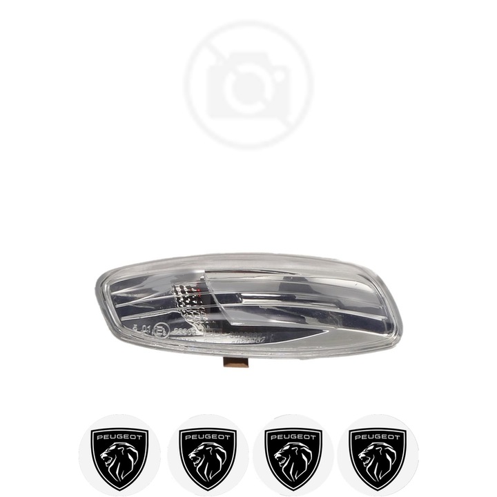 Indicator oglinda Partea Dreapta PEUGEOT 5008 din 2009-2020, Auto, Blic, 4 Stickere auto cu PEUGEOT