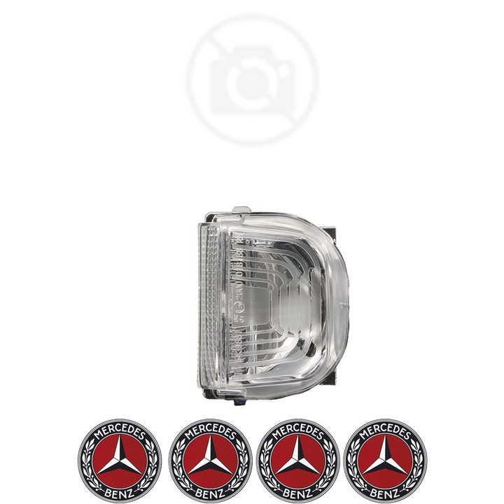 Indicator oglinda Fata Dreapta MERCEDES-BENZ SPRINTER din 1995-2018, Auto, Blic, 4 Stickere auto cu MERCEDES-BENZ