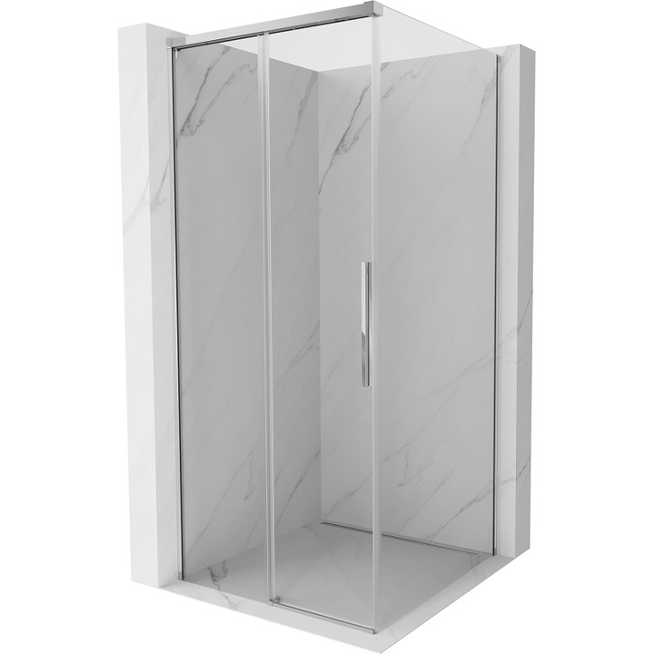 Cabina de dus culisanta Mexen Rox 120 x 120 cm, transparenta, crom - 8C2-120-120-01-00