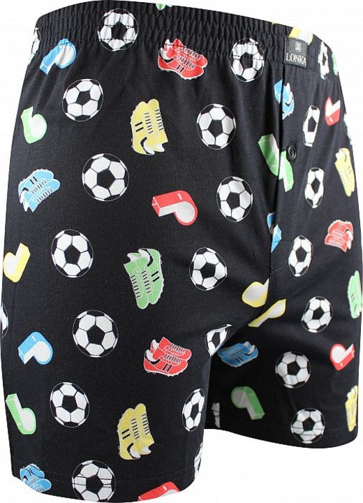 Boxeri barbatesti Lonka, multicolor, bumbac, croiala clasica, elastic confortabil