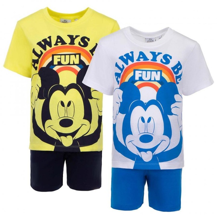 Дисни Мики Be Fun детска къса пижама 3 - 8 години / 98 - 128 см