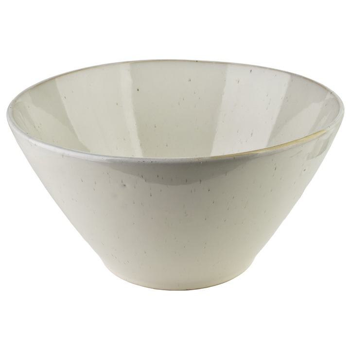 Bol Mondex, 23x11x12cm, bej, design minimalist