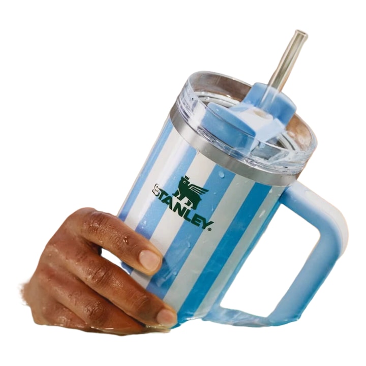 Stanley Termosz, ajándékdoboz, 1180ml, csíkos kék