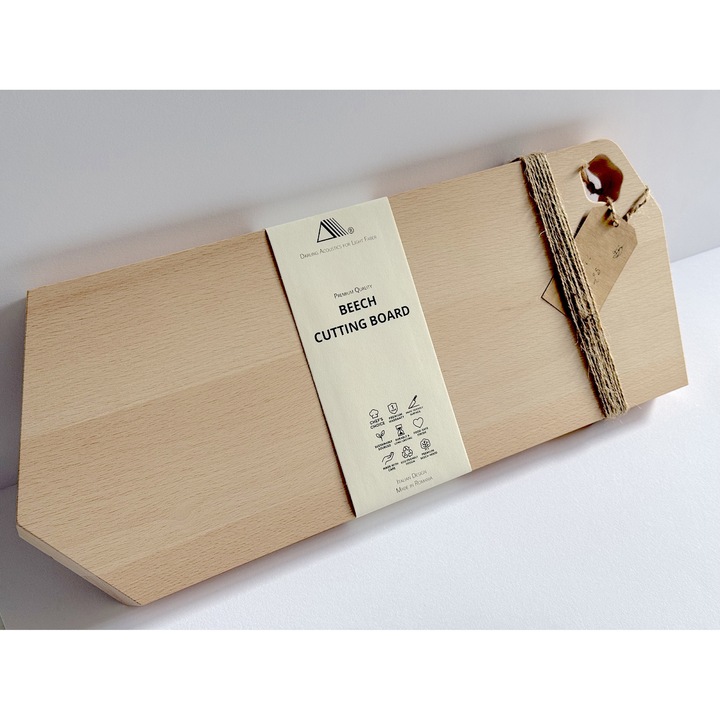 Tocator din lemn de fag, Amalfi, 180 x 468 x 25