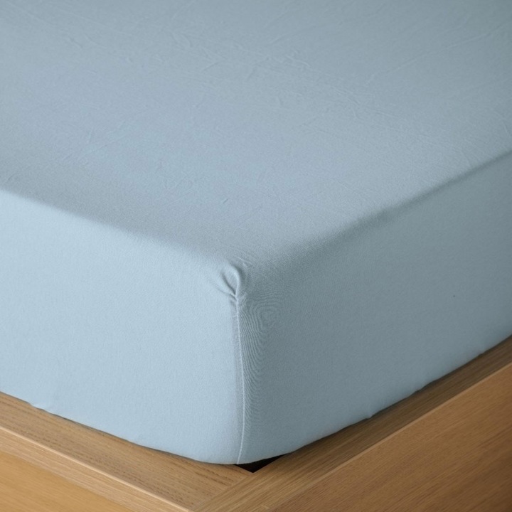 Cearsaf de pat Kentia, albastru, 100% bumbac