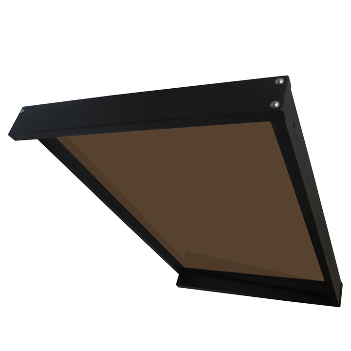 Copertina GIMI PRO, MAPROFI, Otel + Plexiglas, negru bronz, 115x80cm