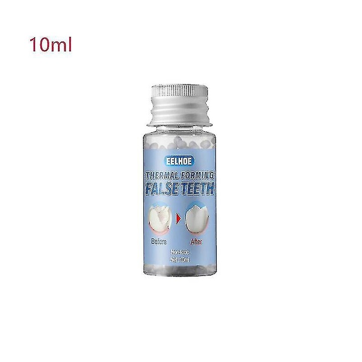 Adeziv dentar temporar, 30-50g, alb, pentru proteze si repararea dintilor, set de 10ml