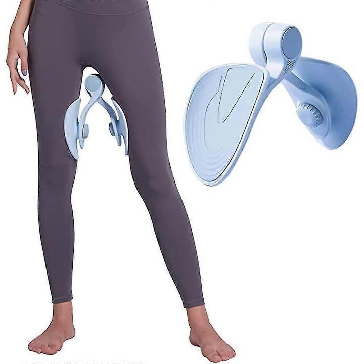 Medencefenék és combizom erősítő, csípőerősítő edzőeszköz, világoskék