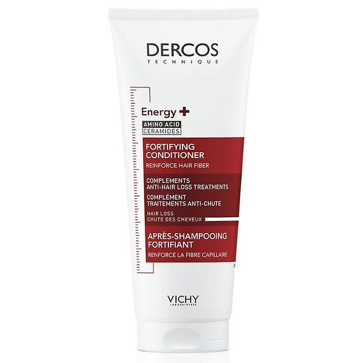 Balsam de par Dercos Energising 200ml, intareste si hraneste parul fragil, fara parabeni