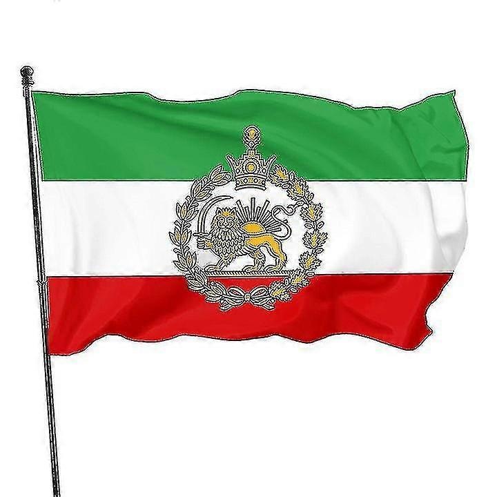 Steag 3x5 Ft Iran, poliester, rezistent la intemperii, culori vii