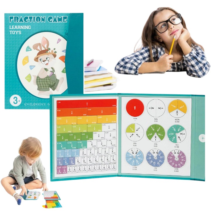 Set Jocuri Educative, Magnetic Score, 9 culori, 22x18x1.5cm