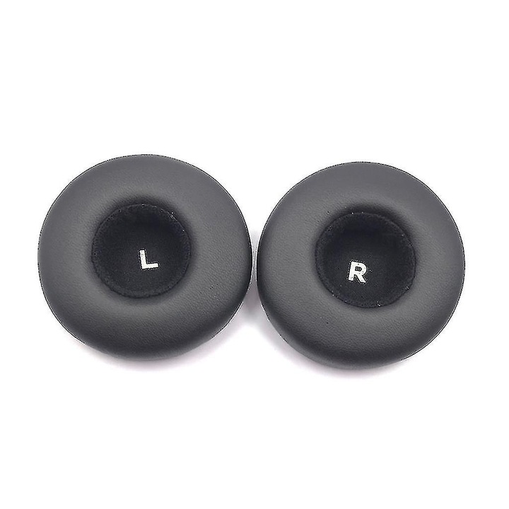 Set de perne de inlocuire pentru casti AKG Y50 Y55 Y50BT, negru, din piele de proteina si spuma