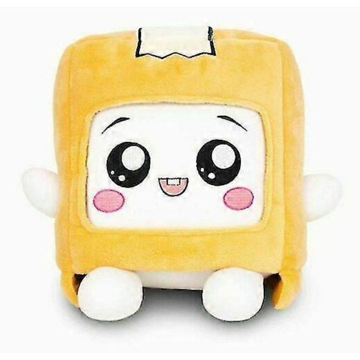 Set jucarii de plus, Boxy si Foxy, 20cm, colorat