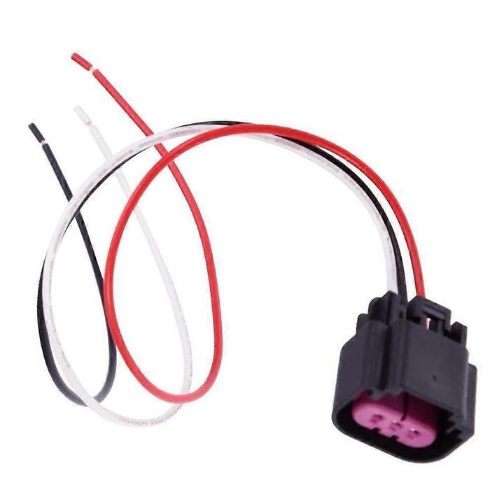 Flex Fuel E85 üzemanyagnyomás érzékelő csatlakozó, fekete, ABS