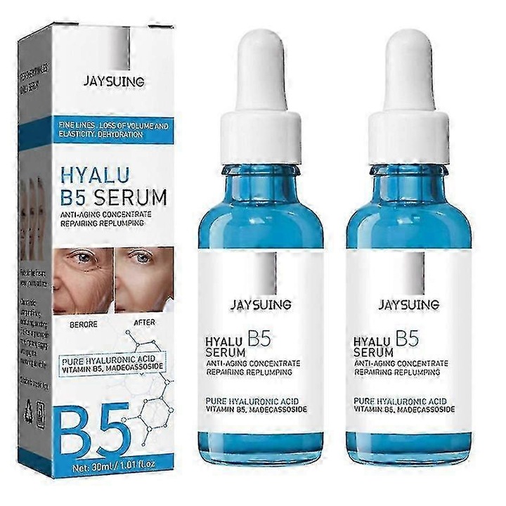 Serum Anti-imbatranire Hyalu B5, 30ml, cu Acid Hialuronic si Vitamina B5, set de 2 bucati