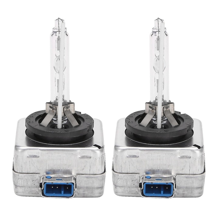 Set 2x Becuri Xenon D8S 6000K, 35W, 2000lm, argintiu