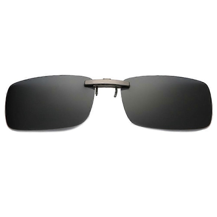 Ochelari de soare clip-on, negru, 6x3.7cm