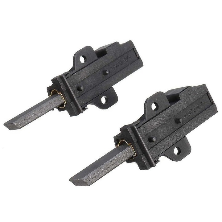 Set 2 perii carbon pentru masina de spalat, 5x13x35cm, negru