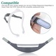 Curea de cap pentru masca CPAP, compatibila cu Dreamwear, material elastic, gri, set 1 buc.